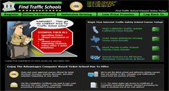 Desktop Screenshot of findtrafficschools.com
